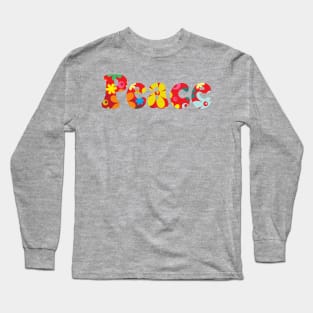 Flower Power Peace Long Sleeve T-Shirt